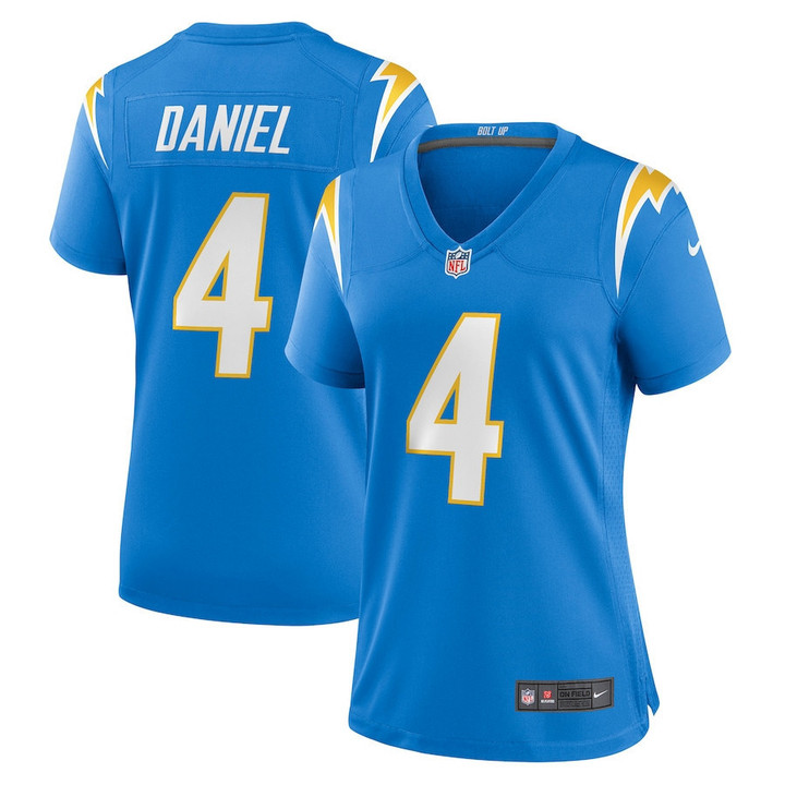 Chase Daniel 4 Los Angeles Chargers Women's Game Jersey - Powder Blue