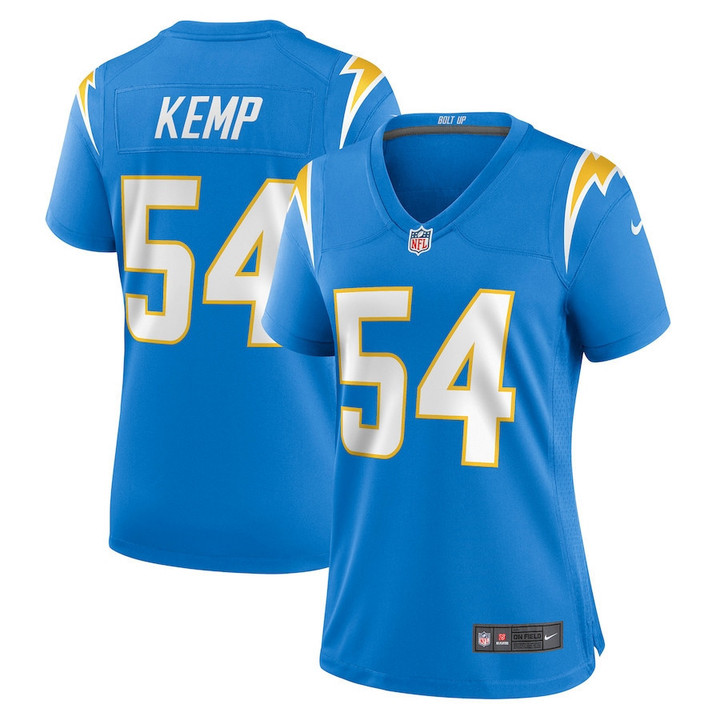 Carlo Kemp 54 Los Angeles Chargers Women's Game Player Jersey - Powder Blue