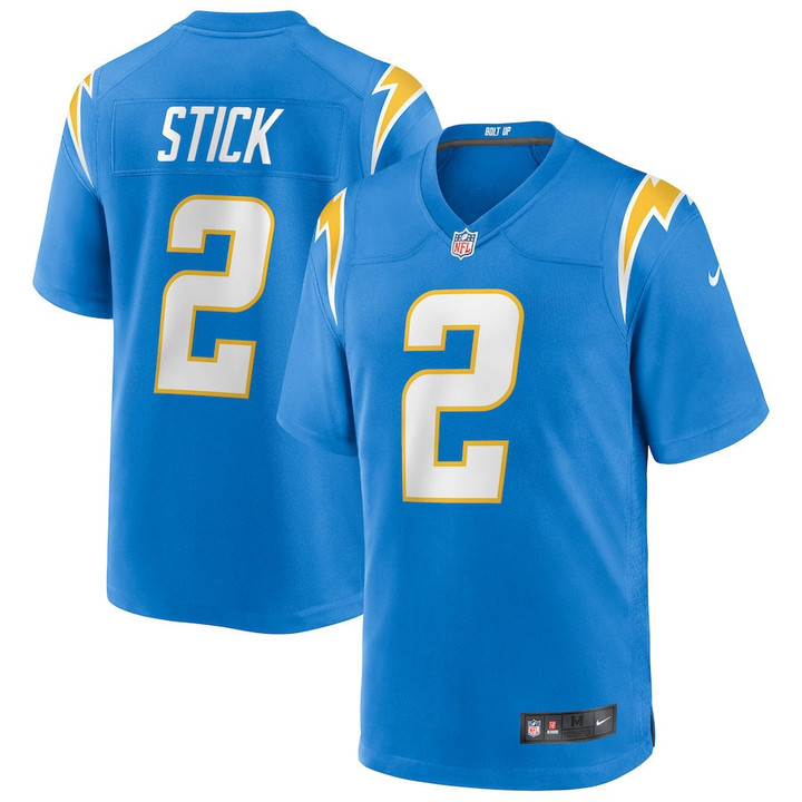 Easton Stick 2 Los Angeles Chargers Game Jersey - Powder Blue