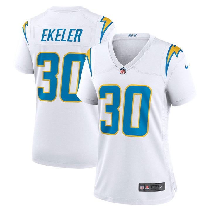 Austin Ekeler 30 Los Angeles Chargers Women's Game Jersey - White