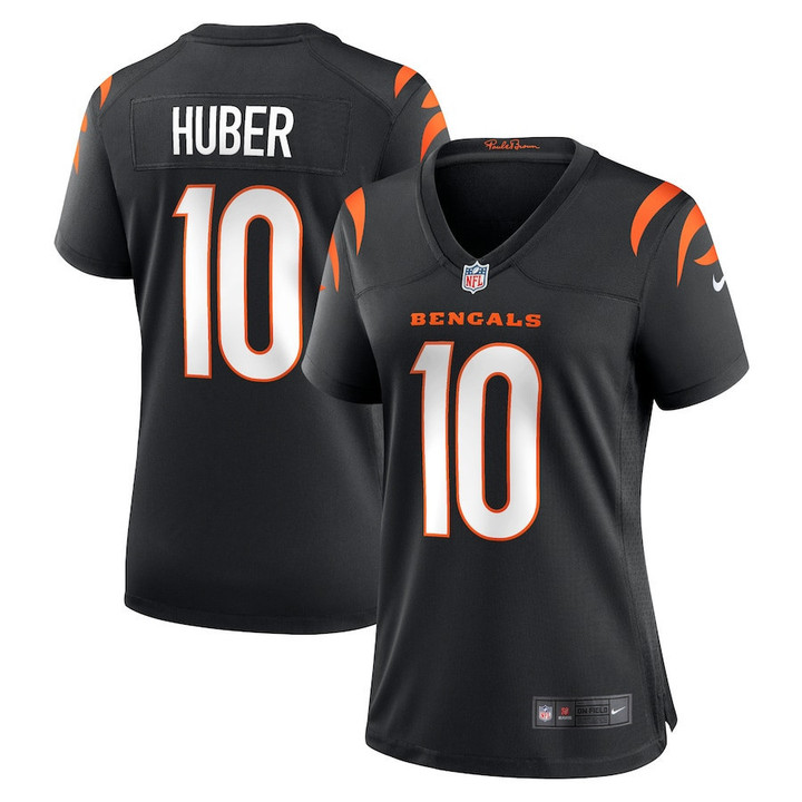 Kevin Huber 10 Cincinnati Bengals Women's Game Jersey - Black