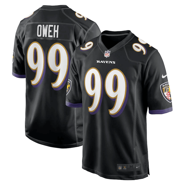 Odafe Oweh 99 altimore Ravens Game Jersey - Black