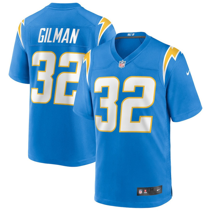 Alohi Gilman 32 os Angeles Chargers Game Jersey - Powder Blue