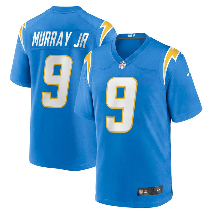 Kenneth Murray Jr. 9 Los Angeles Chargers Game Jersey - Powder Blue