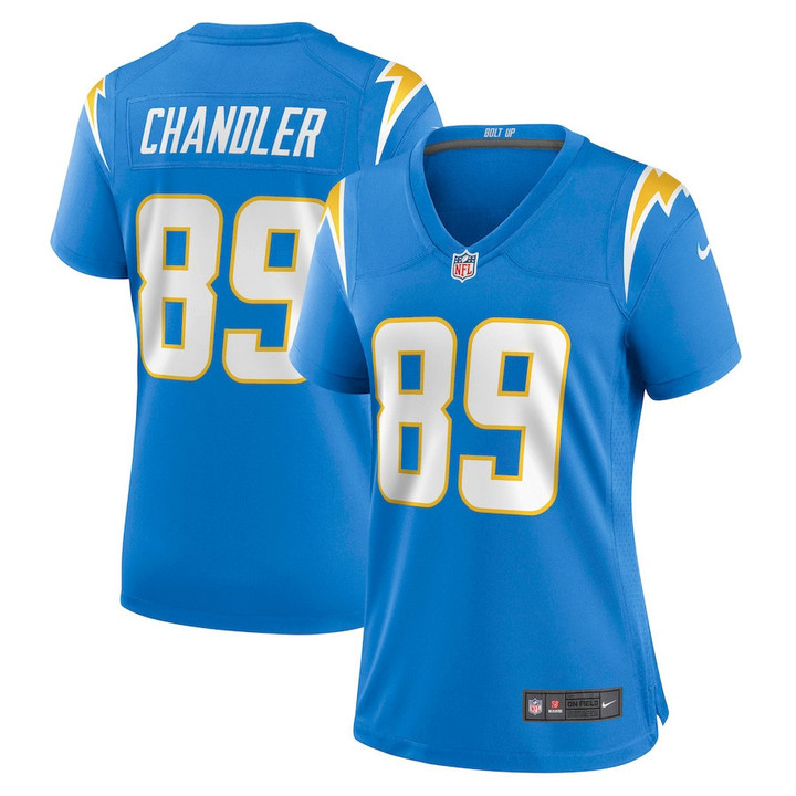 Wes Chandler 89 Los Angeles Chargers Women's Retired Player Jersey - Powder Blue