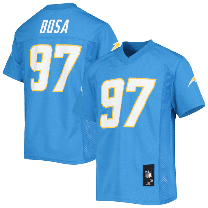 Joey Bosa 97 Los Angeles Chargers Youth Player Jersey - Powder Blue