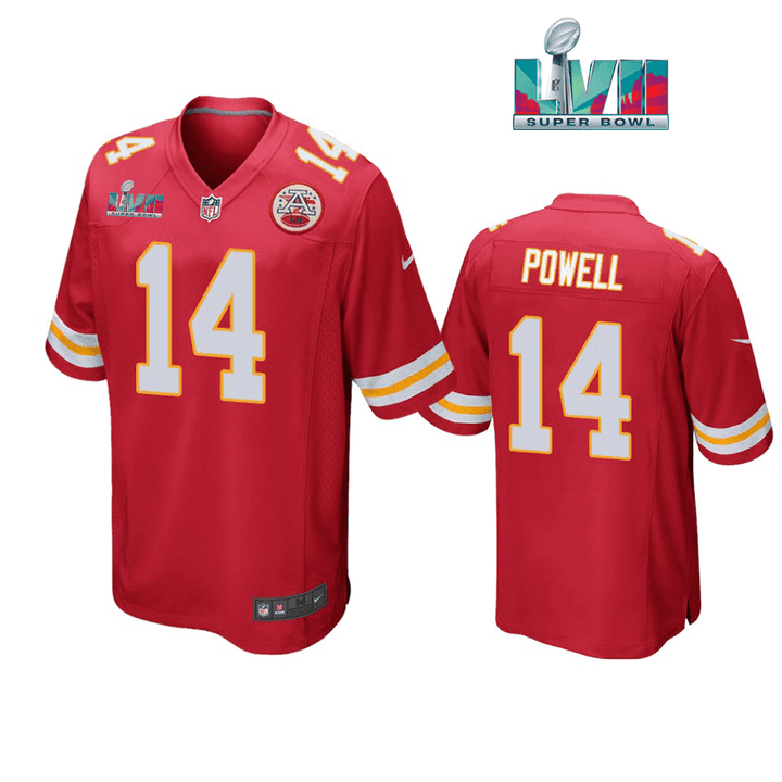 Cornell Powell 14 Kansas City Chiefs Super Bowl LVII Red Men Game Jersey