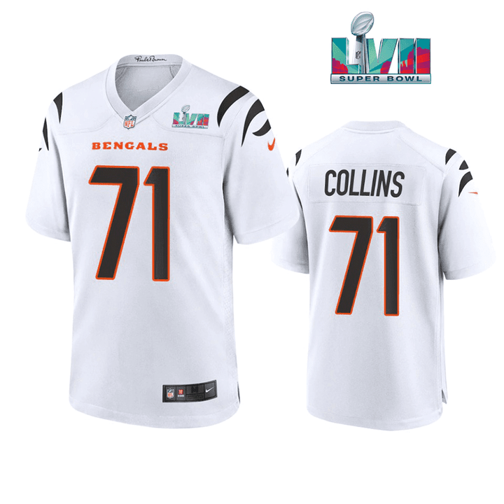 La'El Collins 7 Cincinnati Bengals Super Bowl LVII Men Game Jersey- White