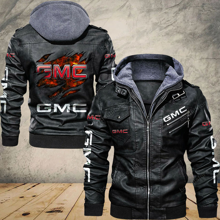 DMHC0037 - GMC - Leather Jacket - Free Shipping