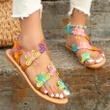 Butterfly Decorated Beach Sandals Outdoor Women's Shoes