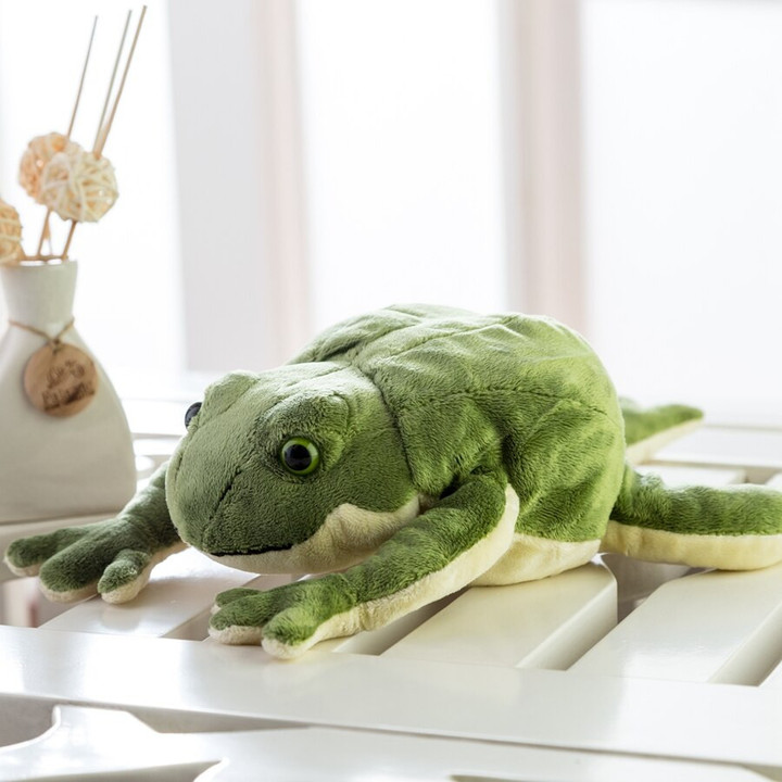Kawaii Giant Frog Plush Goose Soft Toy Stuffed Animal Doll For Kids 22 Inches Large, Green