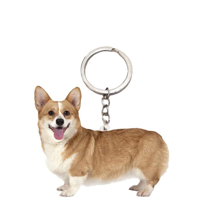 Corgi Dog Keychain