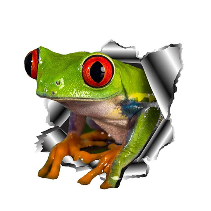 3D Frog Car Stickers