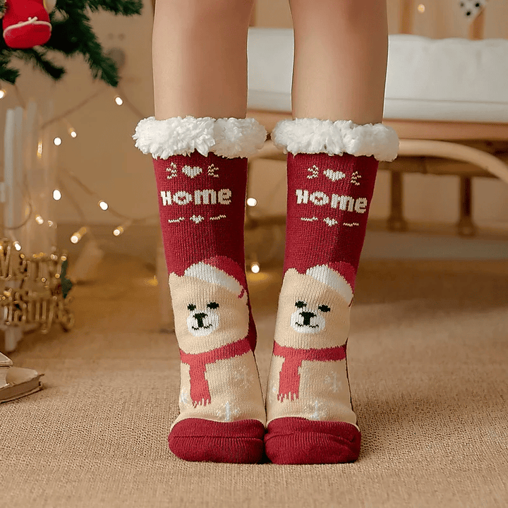 Winter Warm Socks for Women Frog