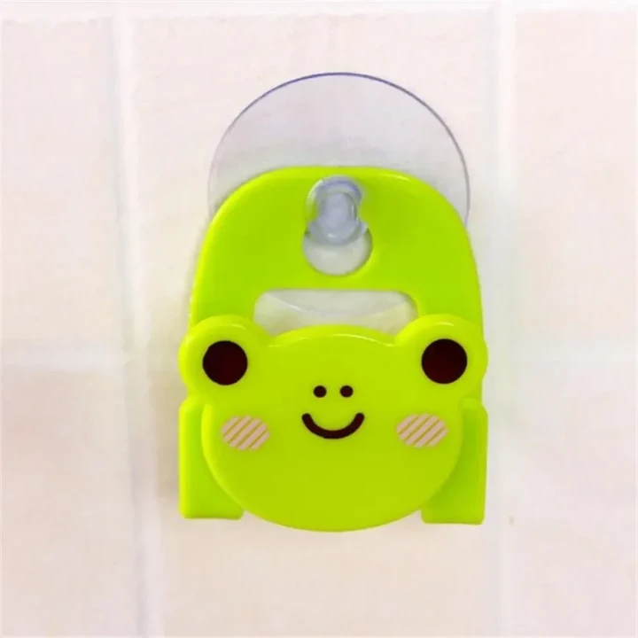Cartoon Dish Cloth Sponge Holder with Suction Cup Kitchen Frog
