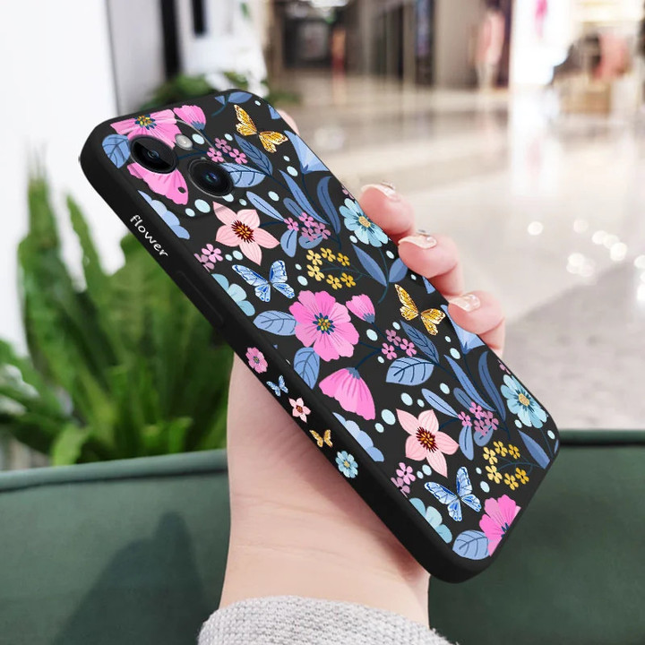 Butterfly Phone Case For iPhone 15 14 13 12 11 Pro Max Mini X XR XS SE2020 8 7 Plus 6 6S Plus Cover