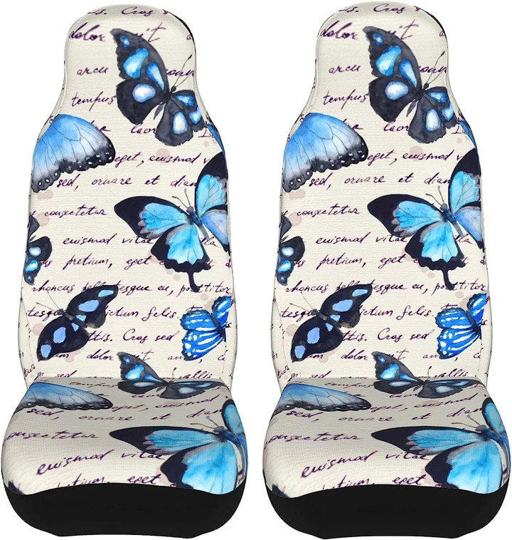 Retro Butterfly Car Seat Covers