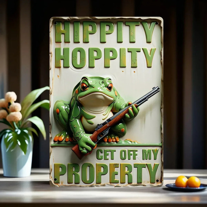 Frog Metal Poster