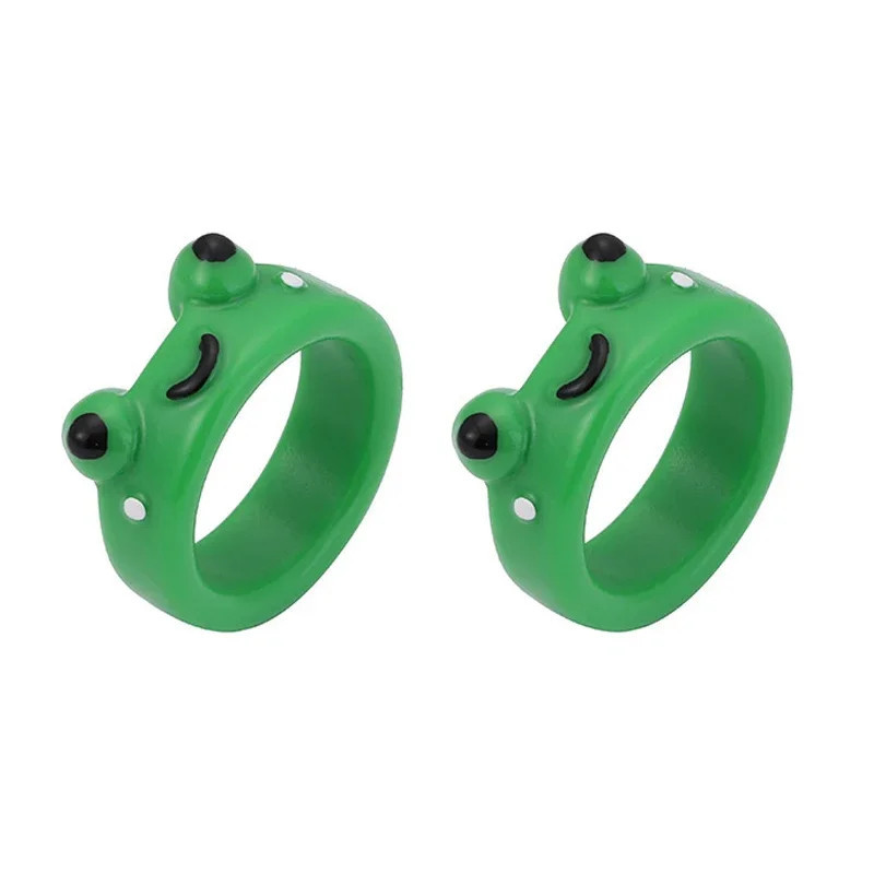 2pcs Cute Frog Rings - goldminegift
