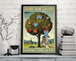 And She Lived Happily Ever After Wall Art Print Poster