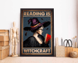 Reading Is Witchcraft Wall Art Print Poster