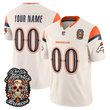Denver Broncos Día de los Muertos Vapor Limited Custom Jersey - All Stitched