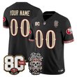 San Francisco 49ers Día de los Muertos Vapor Limited Custom Jersey - 80th Anniversary Patch - All Stitched