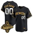 Milwaukee Brewers 2026 World Series Champions Vapor Premier Limited Custom Jersey - All Stitched