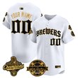 Milwaukee Brewers 2026 World Series Champions Vapor Premier Limited Custom Jersey - Old English Edition - All Stitched