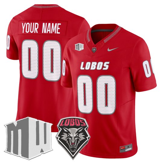New Mexico Lobos 2026 Vapor Limited Custom Jersey - All Stitched