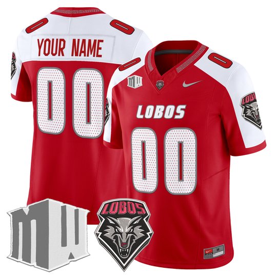 New Mexico Lobos 2026 Vapor Limited Custom Jersey - All Stitched