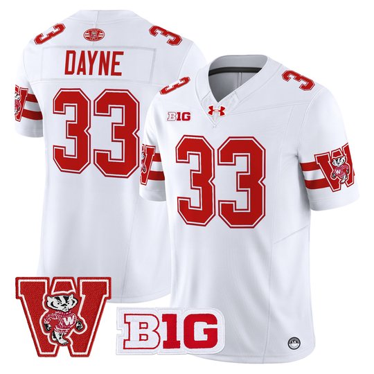 Men's Wisconsin Badgers Throwback Vapor Limited Jersey - All Stitched