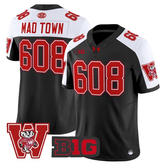 Men's Wisconsin Badgers Throwback Vapor Limited Jersey - All Stitched