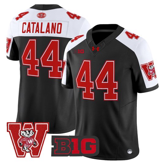 Men's Wisconsin Badgers Throwback Vapor Limited Jersey - All Stitched
