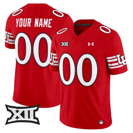Utah Utes 2026 Vapor Limited Custom Jersey V2 - All Stitched