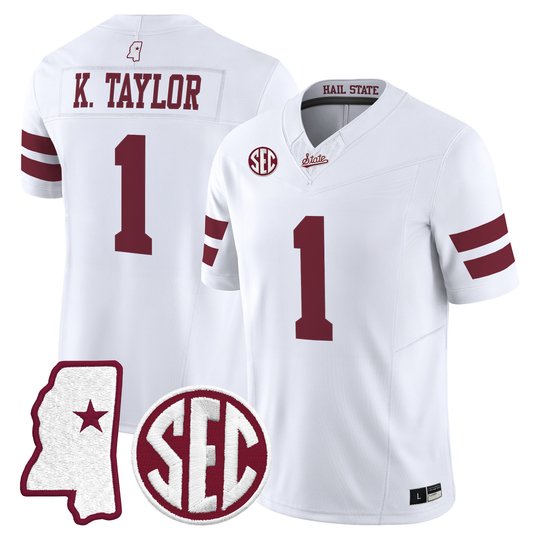 Men's Mississippi State Bulldogs 2026 Vapor Limited Jersey - All Stitched