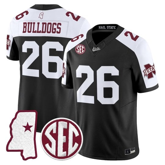 Men's Mississippi State Bulldogs 2026 Vapor Limited Jersey - All Stitched