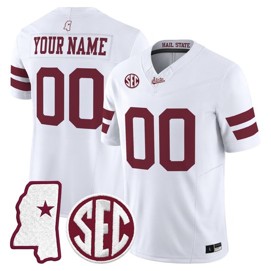 Mississippi State Bulldogs 2026 Vapor Limited Custom Jersey - All Stitched