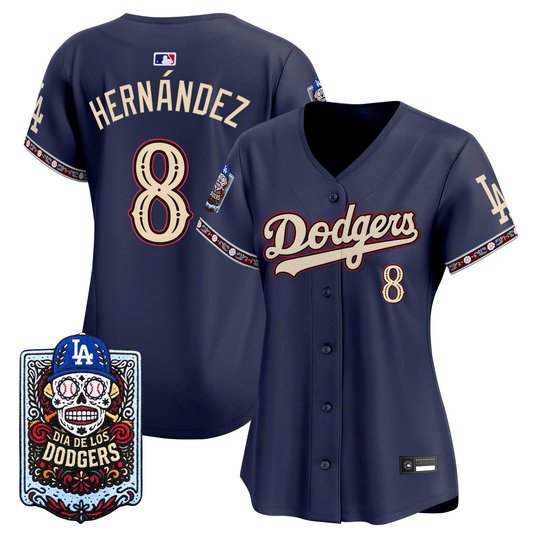 Women's Los Angeles Dodgers Día de los Muertos Vapor Premier Limited Jersey - Stitched
