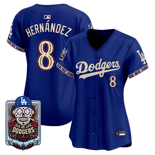 Women's Los Angeles Dodgers Día de los Muertos Vapor Premier Limited Jersey - Stitched