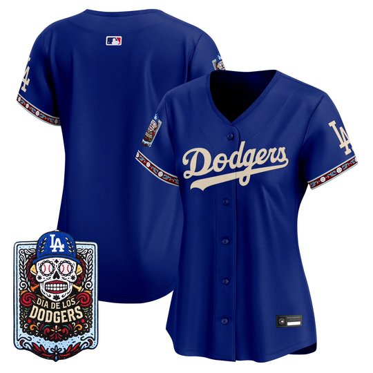 Women's Los Angeles Dodgers Día de los Muertos Vapor Premier Limited Jersey - Stitched