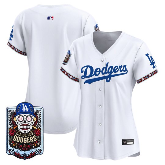 Women's Los Angeles Dodgers Día de los Muertos Vapor Premier Limited Jersey - Stitched