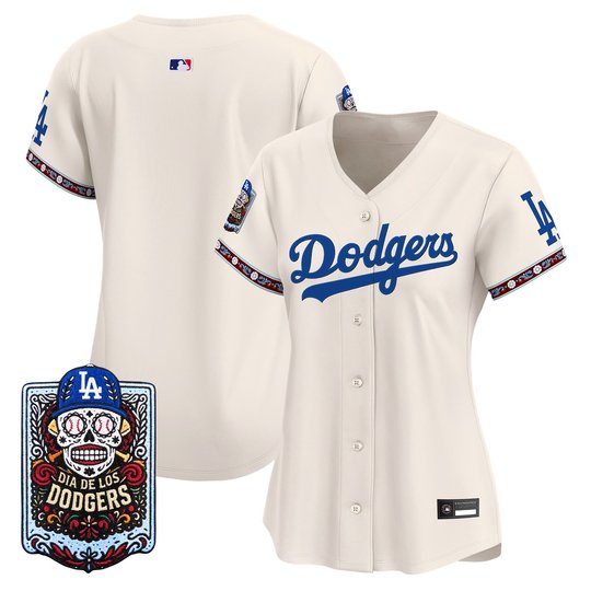 Women's Los Angeles Dodgers Día de los Muertos Vapor Premier Limited Jersey - Stitched