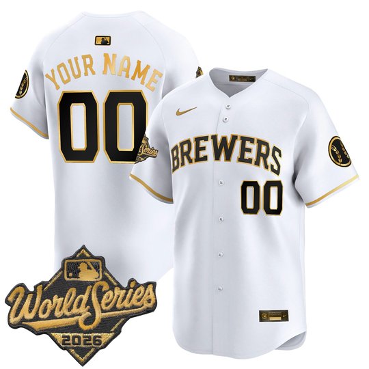 Milwaukee Brewers 2026 World Series Vapor Premier Limited Custom Jersey - All Stitched
