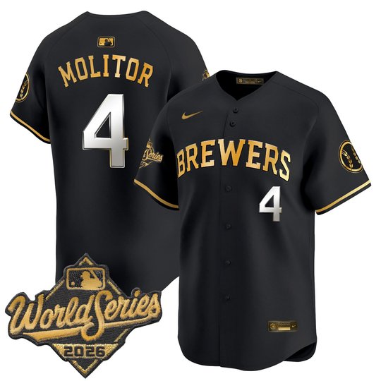 Men's Milwaukee Brewers 2026 World Series Vapor Premier Limited Jersey - All Stitched
