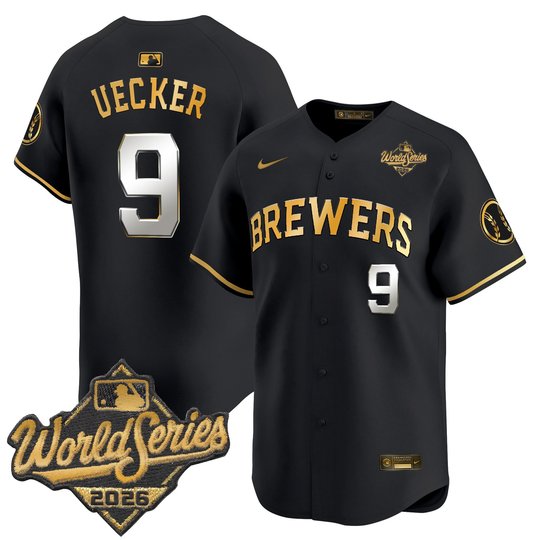 Men's Milwaukee Brewers 2026 World Series Vapor Premier Limited Jersey V2 - All Stitched