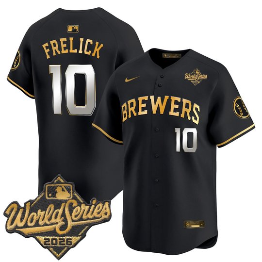 Men's Milwaukee Brewers 2026 World Series Vapor Premier Limited Jersey V2 - All Stitched