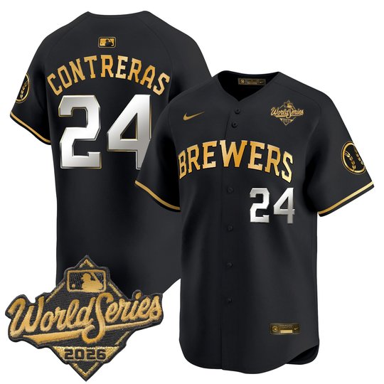 Men's Milwaukee Brewers 2026 World Series Vapor Premier Limited Jersey V2 - All Stitched
