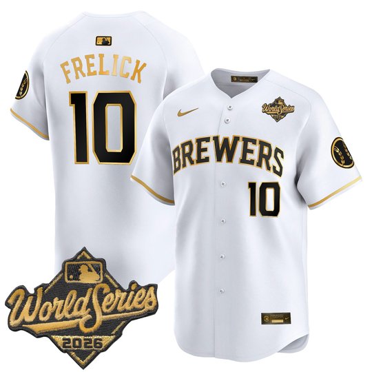 Men's Milwaukee Brewers 2026 World Series Vapor Premier Limited Jersey V2 - All Stitched