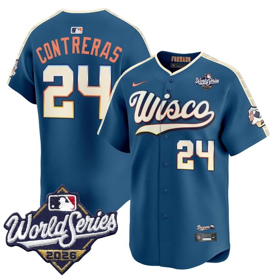 Men's Milwaukee Brewers 2026 World Series Vapor Premier Limited Jersey V2 - All Stitched